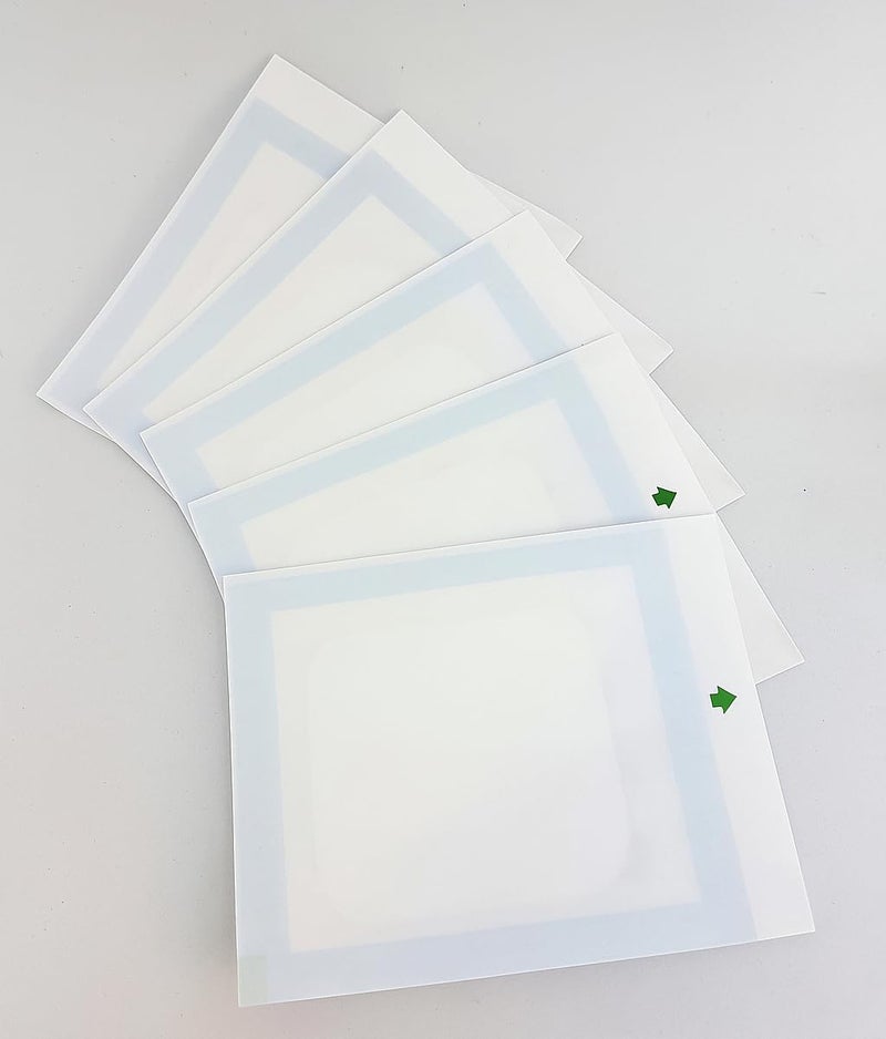 MediSale Ltd Adhesive Sterile Wound Dressings **Pack of 10**- Suitable for cuts and grazes, Diabetic Leg ulcers, venous Leg ulcers, Small Pressure sores - 9cm x 25cm